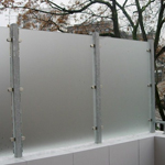 Sichtschutz und Brüstungsverkleidung inkl. Brüstung